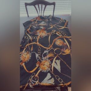 Medium gold and black dress